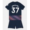 Tottenham Hotspur Micky van de Ven #37 Bortedraktsett Barn 2026-27 Kortermet (+ korte bukser)